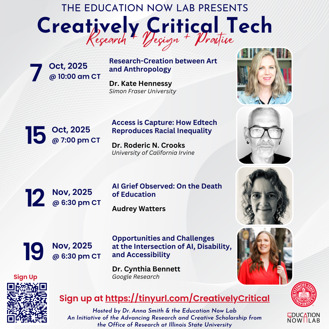 Creatively Critical Tech Speaker Series