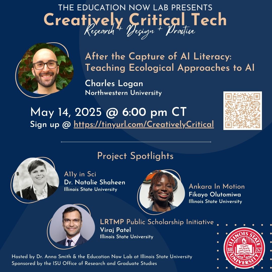 poster of speaker names and dates