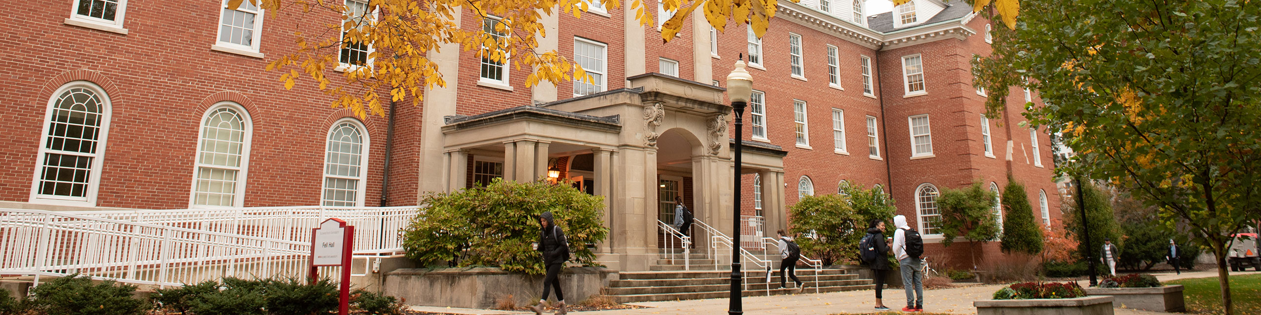 Fell Hall building entrance